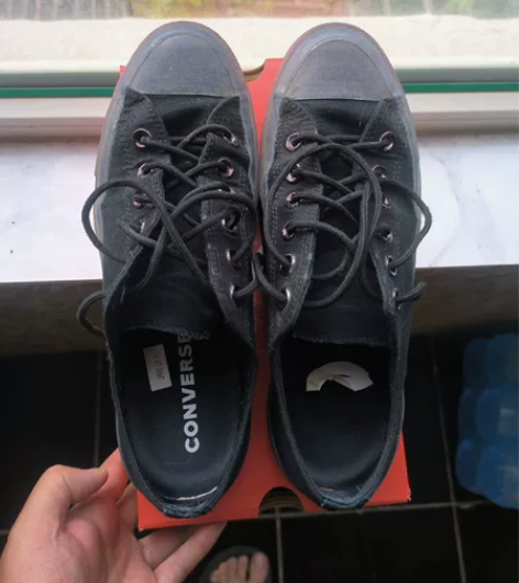 CONVERSE匡威帆布鞋秋季新款男女撞色...