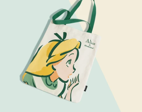 不莱玫迪士尼帆布袋2022单肩包手提购物袋...