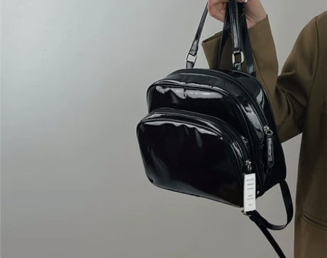 jennie同款亮面包包女2023新款可爱...