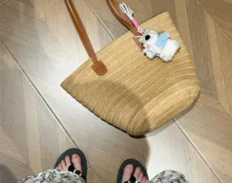 夏天出游大容量编织包包2024新款休闲度假...