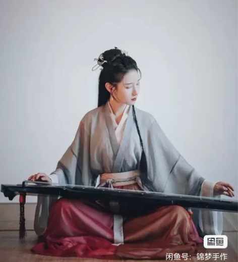 晋制汉服科幻可交换池夏【晋襦两件】m码 寄...