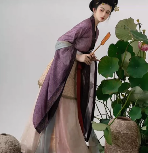 澜溪原创魏晋风【醉仙居】复原南北朝汉服女大...