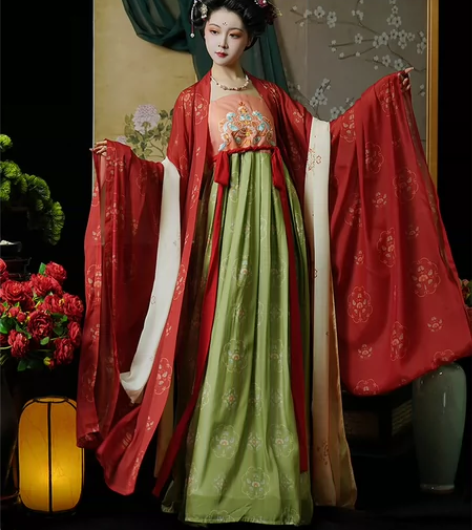 柒邑原创汉服，诃子裙，s码，全新仅试穿带吊...