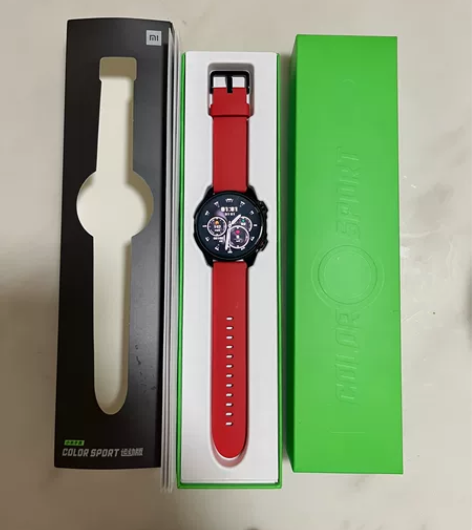 小米手表Color运动版智能手表，表盘有划...