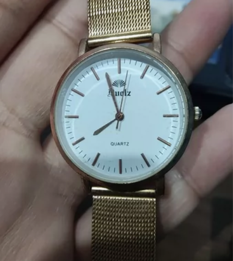 包邮 多伦兹 时尚石英女表 金表  二手手...