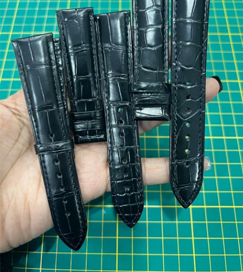 双面鳄鱼表带欧米茄卡地亚浪琴等品牌代用 鳄...