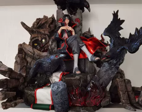 火影忍者盲盒手办模型鸣人佐助卡卡西斑鼬带土...