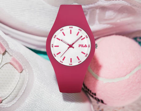 {专属}FILA斐乐手表男女情侣学生硅胶运...