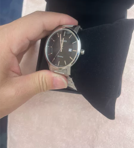 西铁城光动能手表男表光能超薄防水男士手表B...