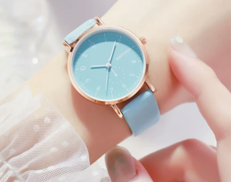 手表女款学生高颜值女生初中生高中生简约防水...