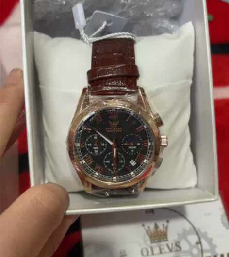 包邮 欧利时男表 全新 膜在   石英表 ...