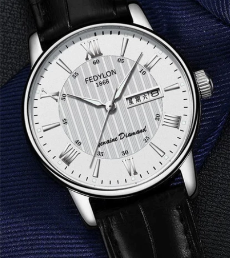 新款高档瑞士全自动机械动能手表夜光男士日历...