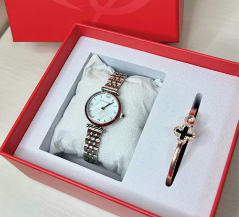 博主闲置｜意卡伊 白月光女手表 白贝母表盘...