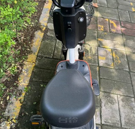 去年5月买的电动车台铃的，实际使用大概6个...