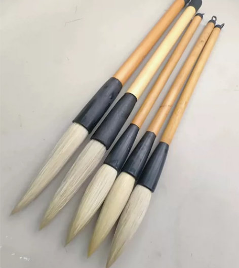 90年代宿纯羊毫，大长峰回流斗笔，极品宿羊...