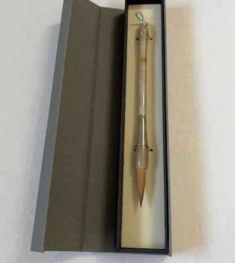 最后几支定制款 纯手工精品花牛角狼毫毛笔 ...