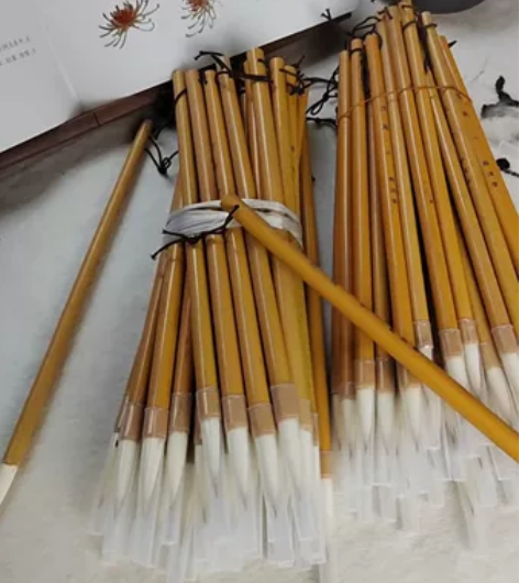 兼毫毛笔清风毛笔 非常好用的一款练习笔，软...