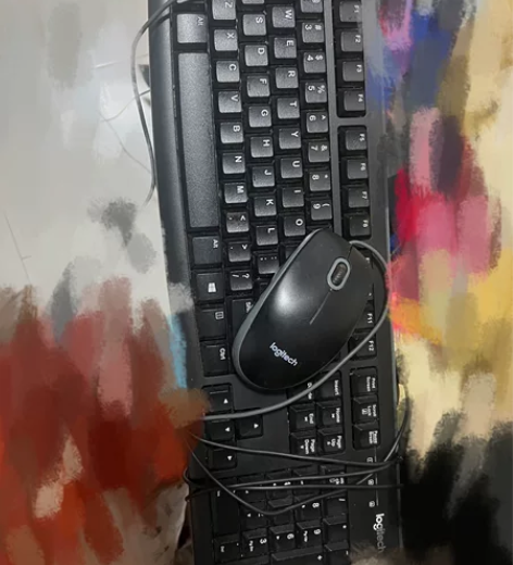 罗技K120键盘?罗技MK200鼠标，办公...