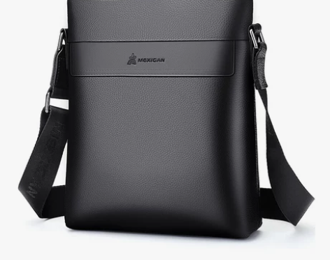 ?【520价】稻草人单肩包男真皮商务文件斜...