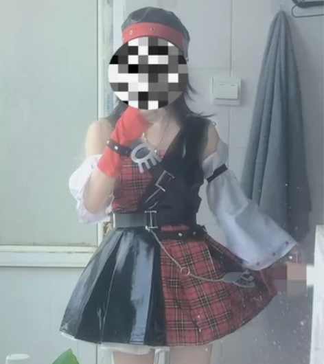 出小乔音你心动COS服大全套包邮 假发?衣...