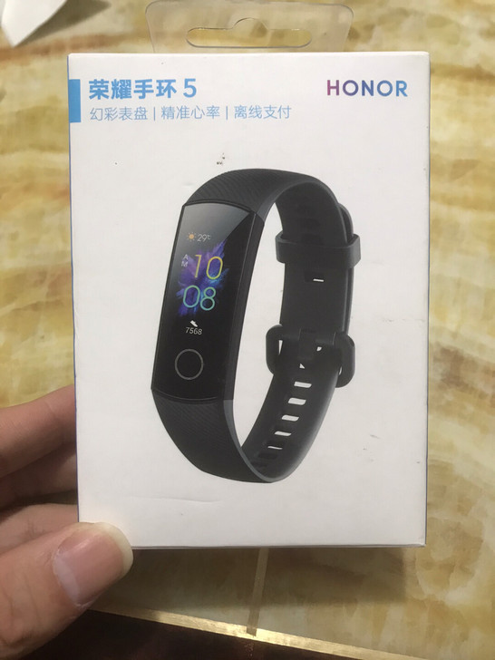 华为荣耀手环5 NFC版本黑色粉色绿色