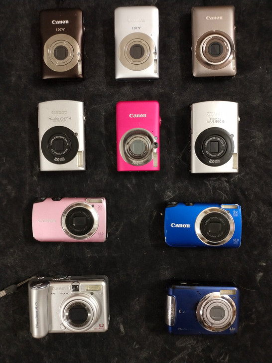 佳能  IXUS 系列 老式数码相机卡片C...