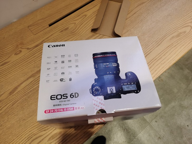 佳能6D 24-70 盒子 看好是盒子