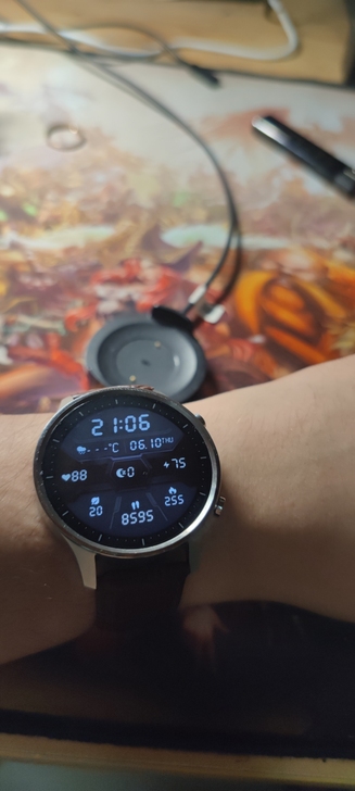 小米手表Color，银色，正常磨损，盒子不...