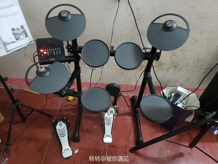 成色95新的雅马哈电子鼓，买来孩子没打多久...