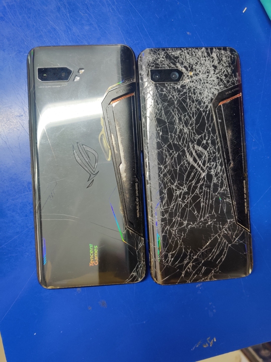 (收)华硕rog5尸体机rog5爆屏机，碎...