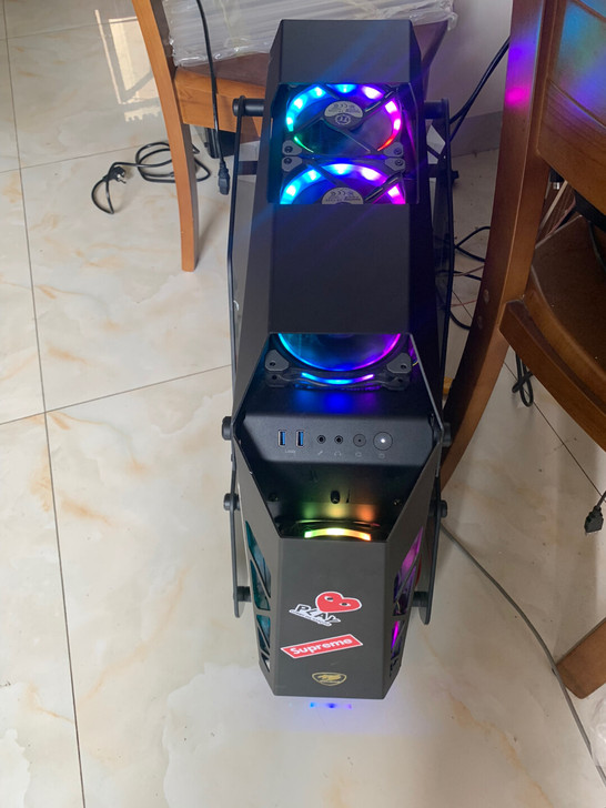 骨咖征服者机箱 分体式水冷机箱 一个360...