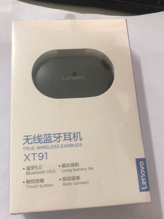 联想全新XT91蓝牙耳机真无线运动无感延迟...