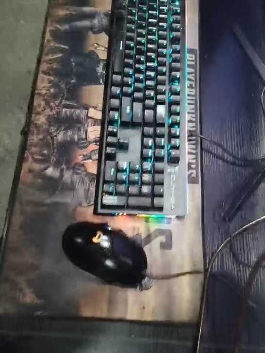 狂麟光轴机械键盘加鼠标一套59元包邮