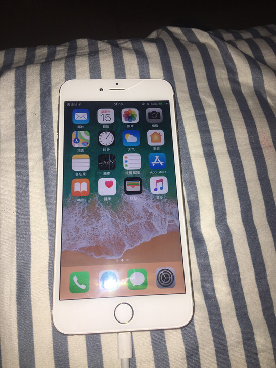 苹果手机6p 64g带指纹屏幕原装闲置有需...