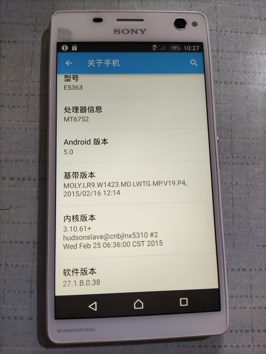 索尼E5363手机品相好,所有功能正常使用...