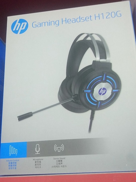 全新原装惠普H120G游戏USB7.1电竞...