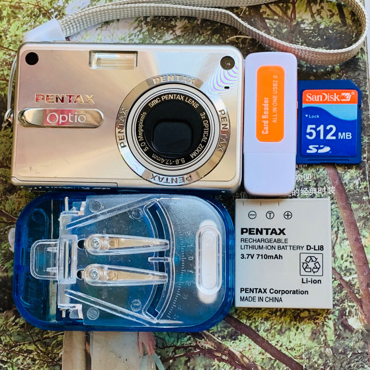 宾得 optio s5z ccd 复古 卡...