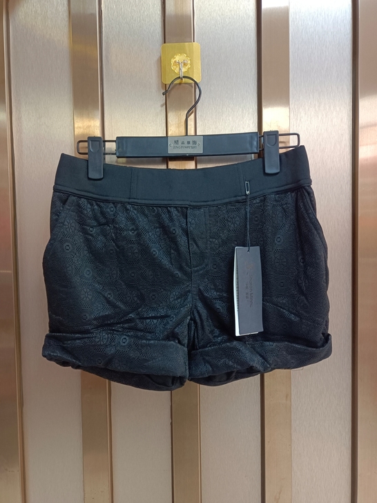 清仓 品牌全新女士韩版蕾丝短裤加薄绒防走光...