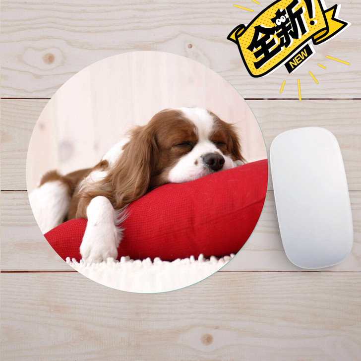 全新圆垫锁边加厚鼠标垫办公电脑键盘圆垫