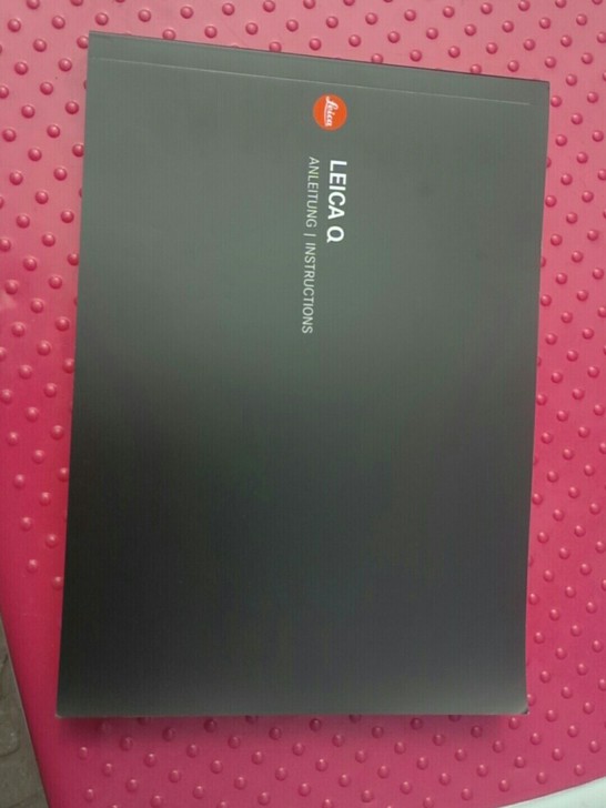 徕卡q 116英文 说明shu