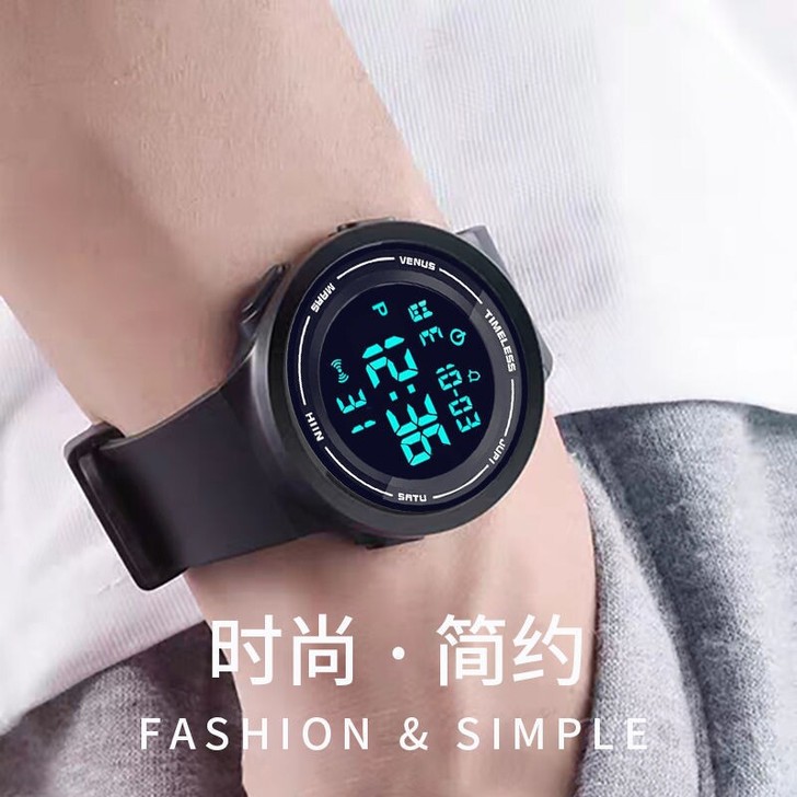 百货店租金到期处理剩余的 防 水电子手表男...