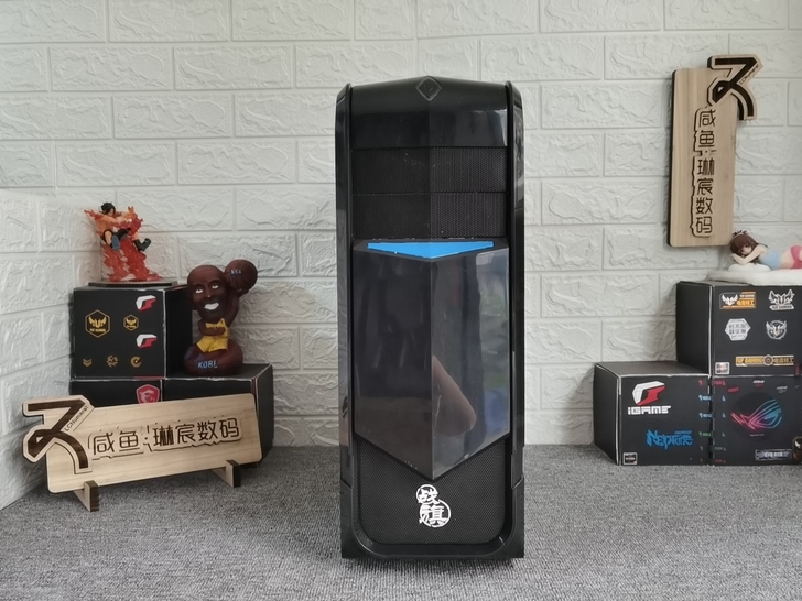 鑫谷战旗 黑色办公商务机箱