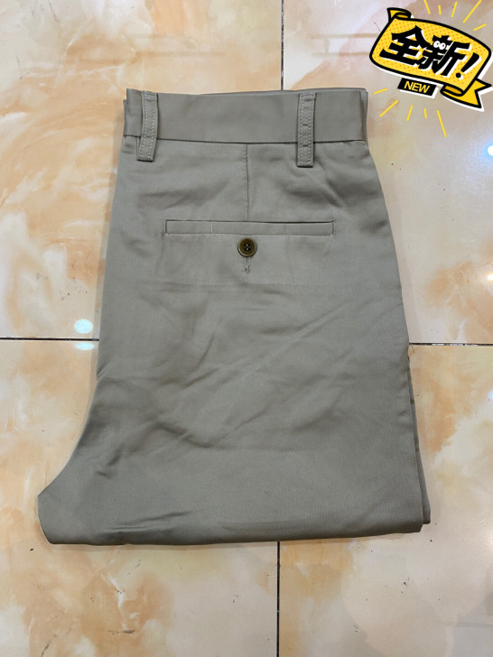 夏季薄款 男士商务休闲裤 卡其色 面料丝滑...