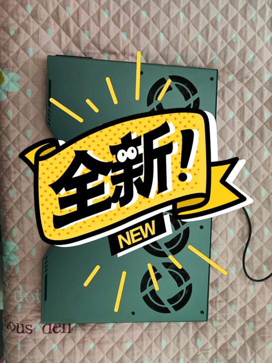 笔记本散热,雷神官网旗舰店购买,外观无磨损...