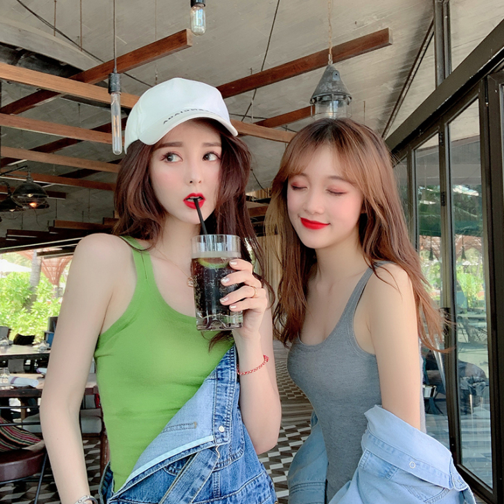 徐琳mini修身显瘦针织吊带连衣裙女201...