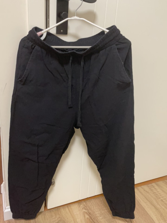 男士九分裤 夏天 黑色 175 售出不退