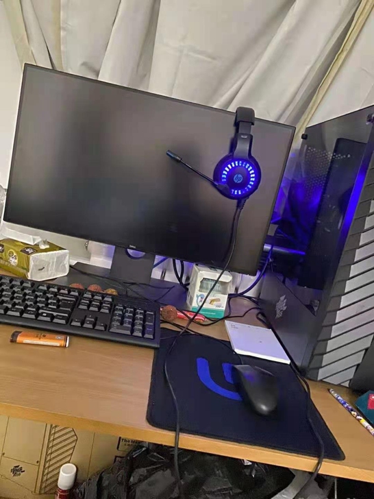 全新HP惠普电脑耳机游戏头戴式电竞专用有线...