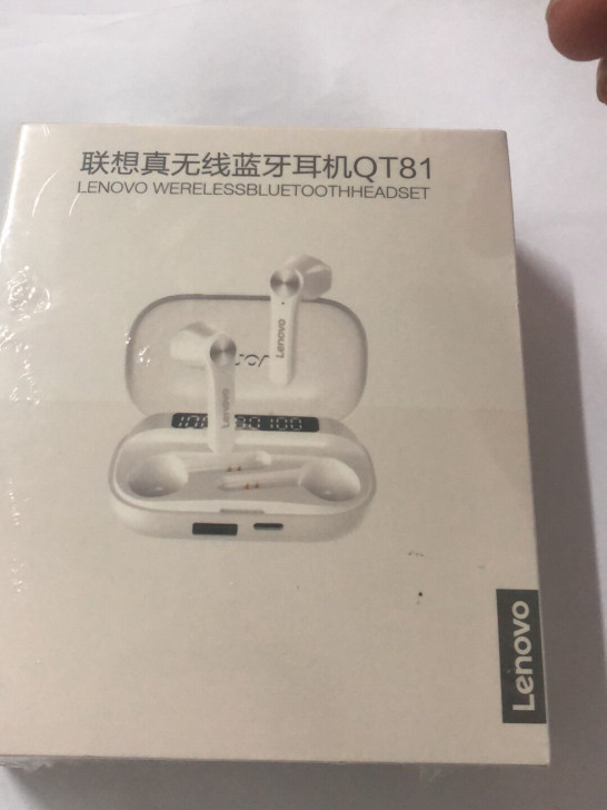 联想lenovo真无线蓝牙耳机QT 81带...