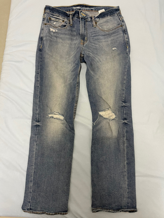 old navy 男牛仔裤，闲置出，单条不...