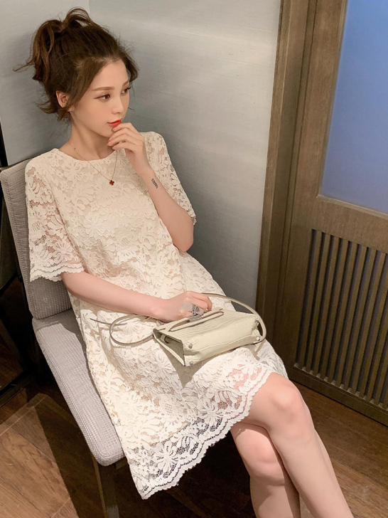 2021夏天长款仙女超仙森系桔梗裙子女神范...